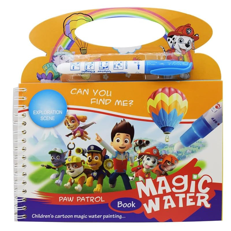 Pig Theme Magic Water Colouring Book