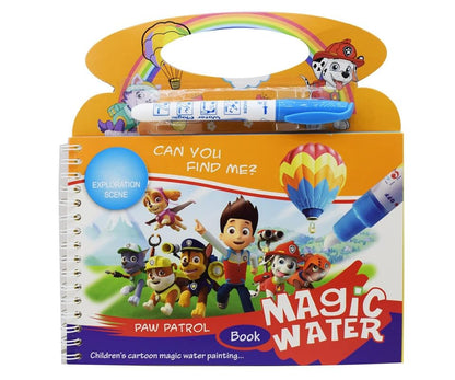 Pig Theme Magic Water Colouring Book