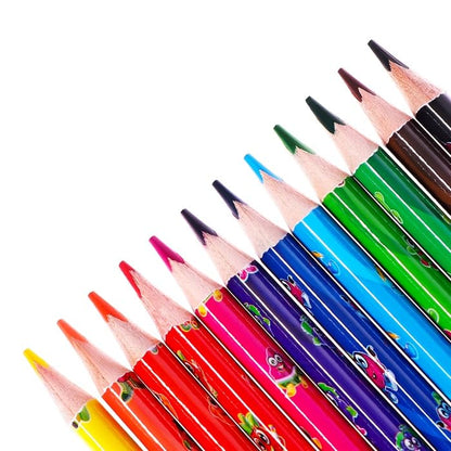 12-Color Scented Triangular Wooden Colored Pencils