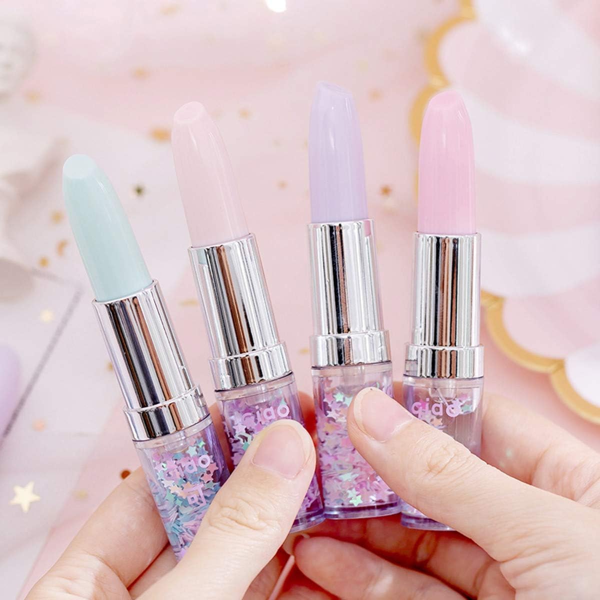 Pastel Color Changing Lipsticks- Set of 4