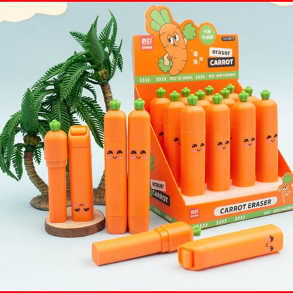 3D Carrot Push Eraser