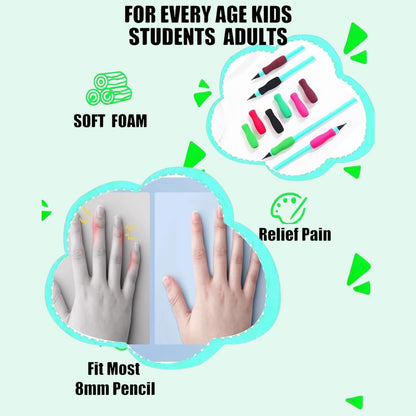Silicone Pencil Grips – 4 Pack