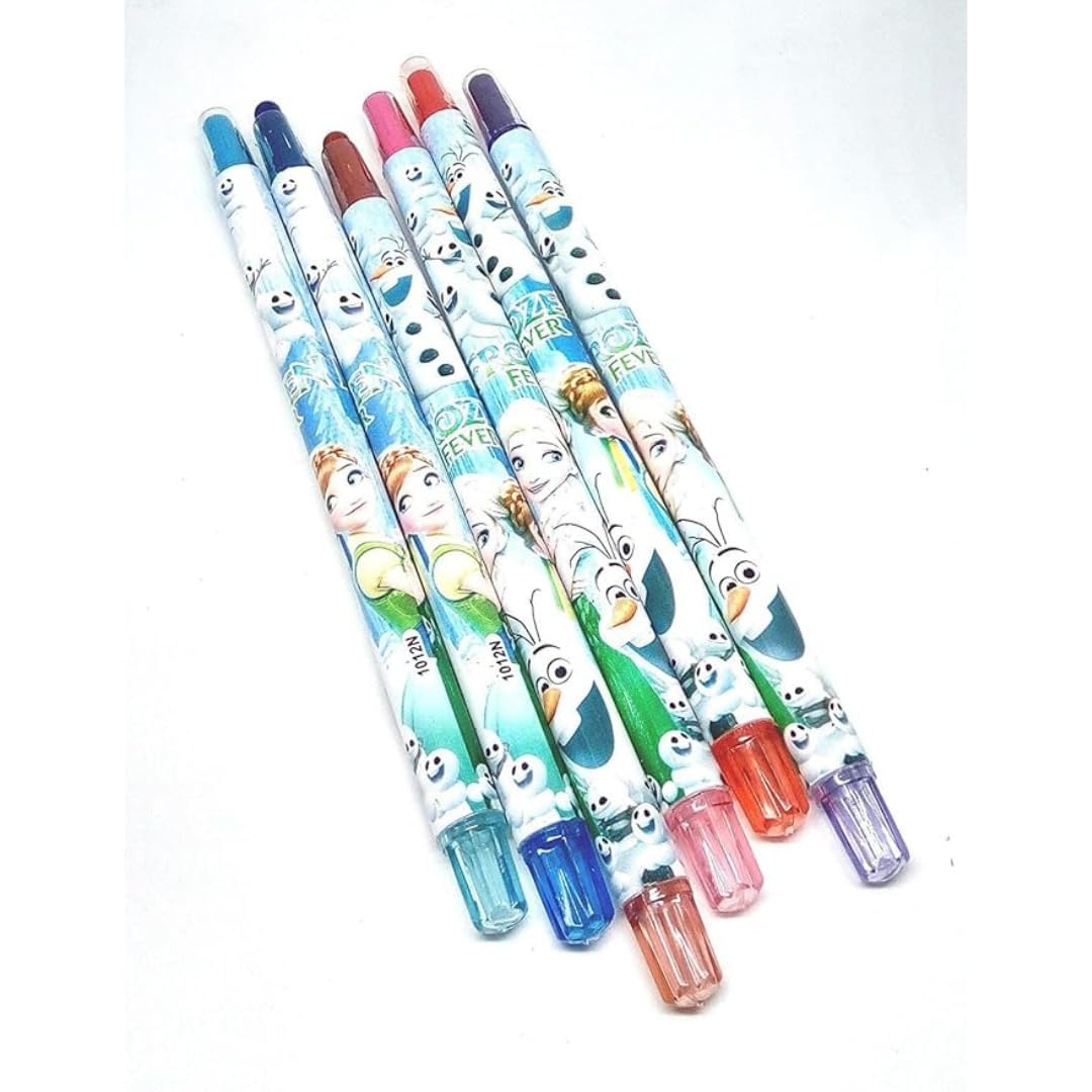 Cartoon Twistable Crayons – 12 Colors