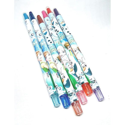 Cartoon Twistable Crayons – 12 Colors