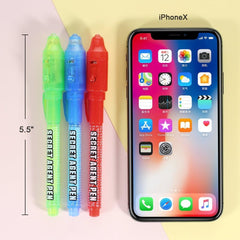 Invisible Ink Spy Pens- Set of 6