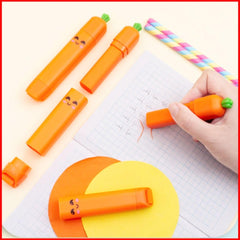 3D Carrot Push Eraser