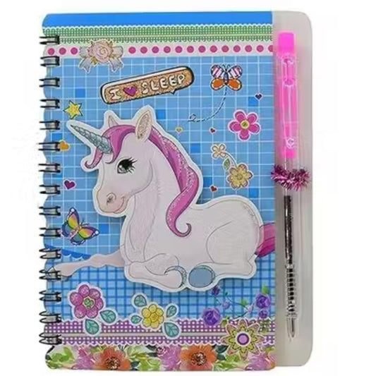 Premium Hard-Cover Spiral Notebook-200 Pages Ruled