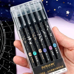 Erasable Gel Pen Set (12-Pack, Blue Ink)