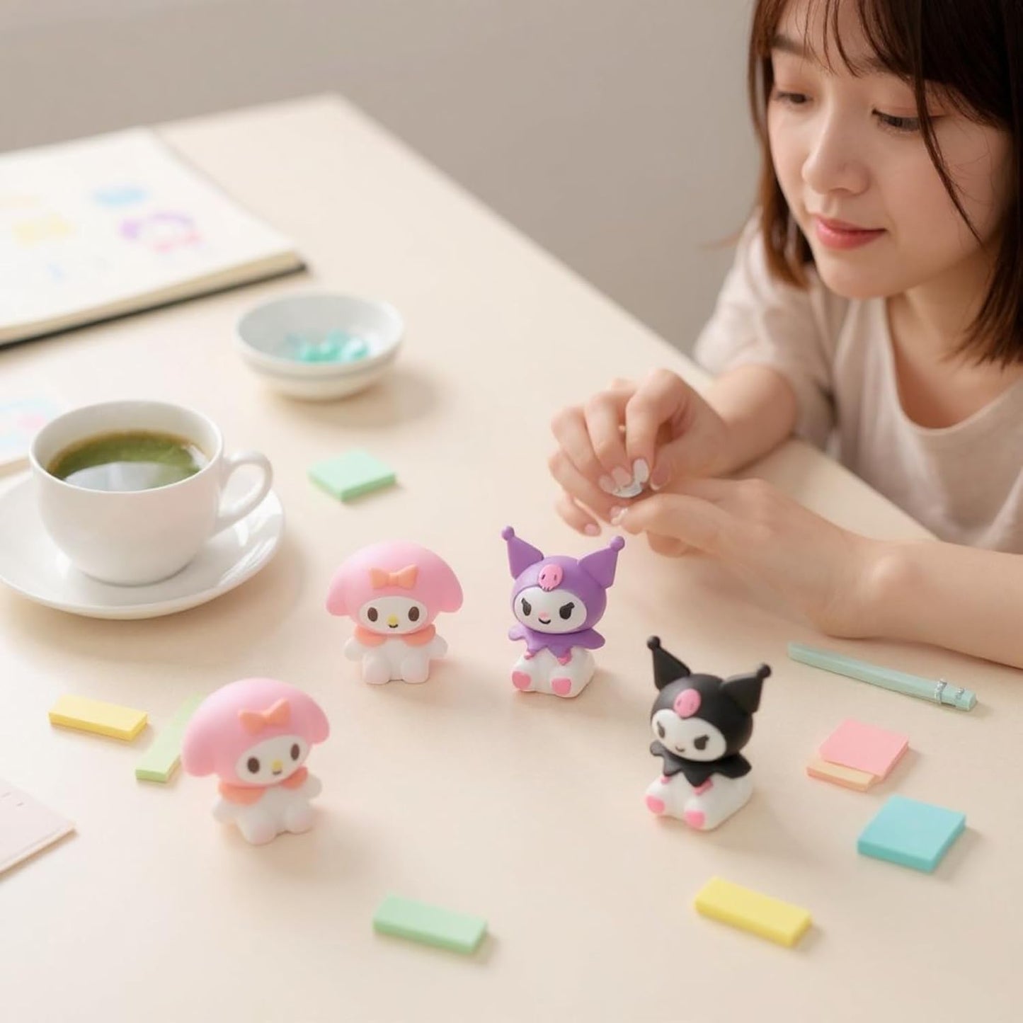3D Cartoon Erasers | Kuromi & Melody Theme