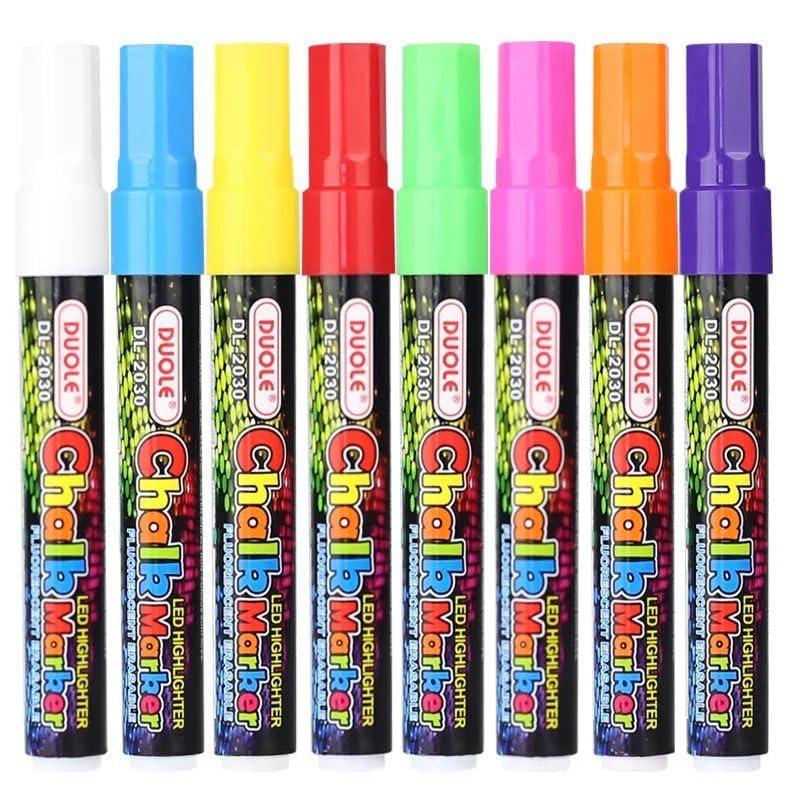 Liquid Chalk Markers Kit – 8 Vibrant Colors