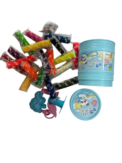 18-Color Clay Set (500g, Blue)