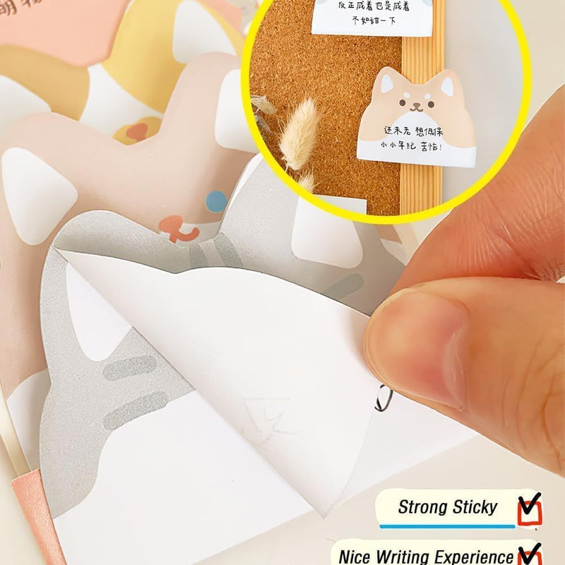 Sticky Notes Set (210 Sheets, 4 Sizes)