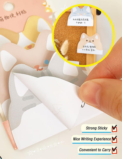 Sticky Notes Set (210 Sheets, 4 Sizes)