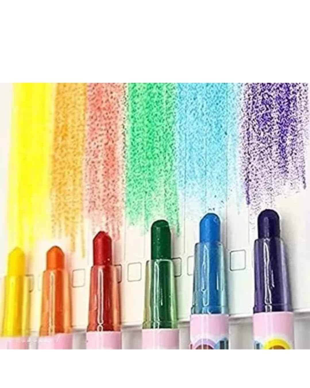 Cartoon Twistable Crayons – 12 Colors