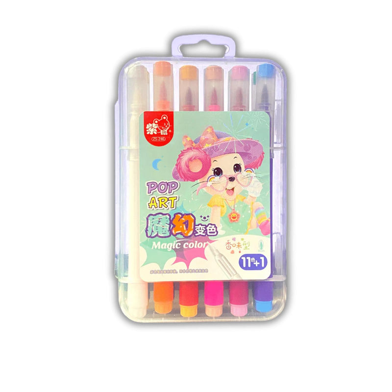 Magic Colour-Changing Markers – 12 Pack