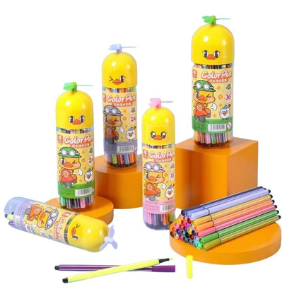 Happy Duck 12-Piece Color Markers
