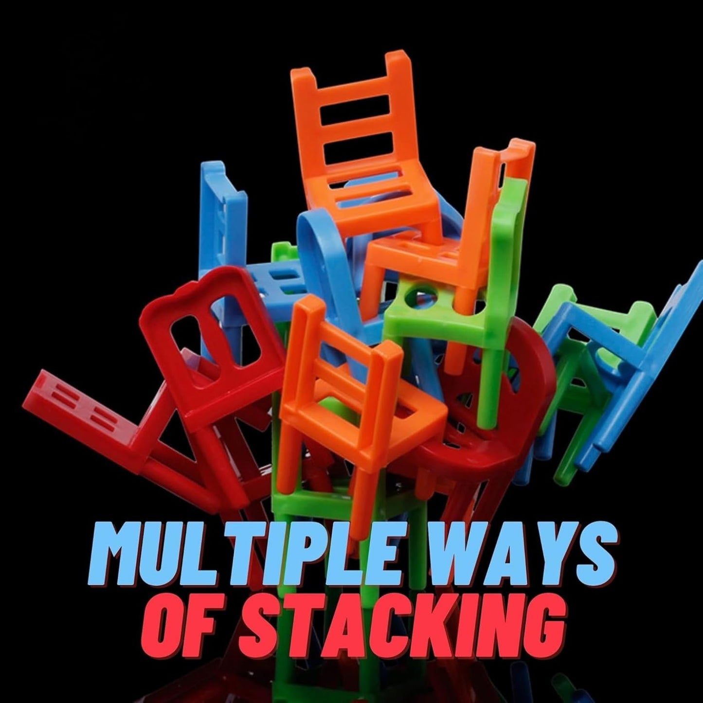 Chair Tower Stacking Game (36-Piece)