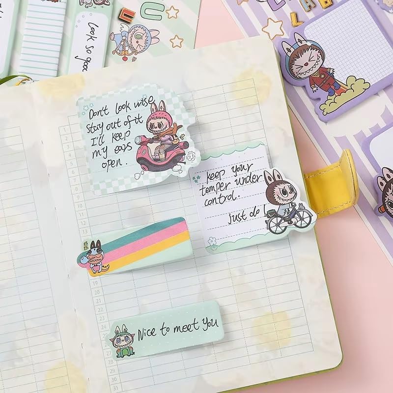 Sticky Notes Set (210 Sheets, 4 Sizes)