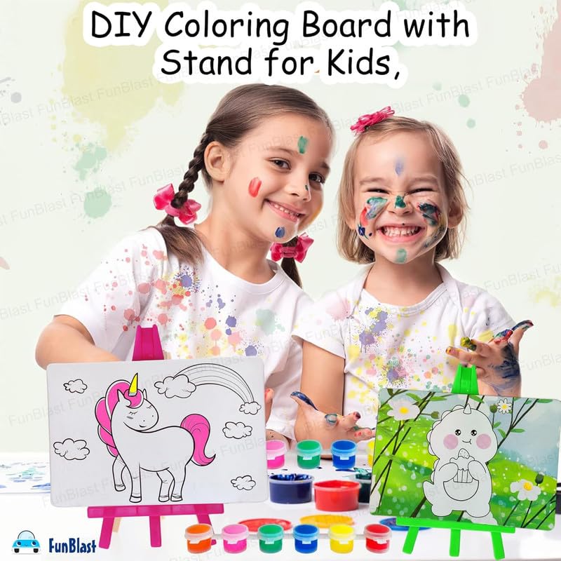 Pre-Printed Painting Kit with Water Color & Brush