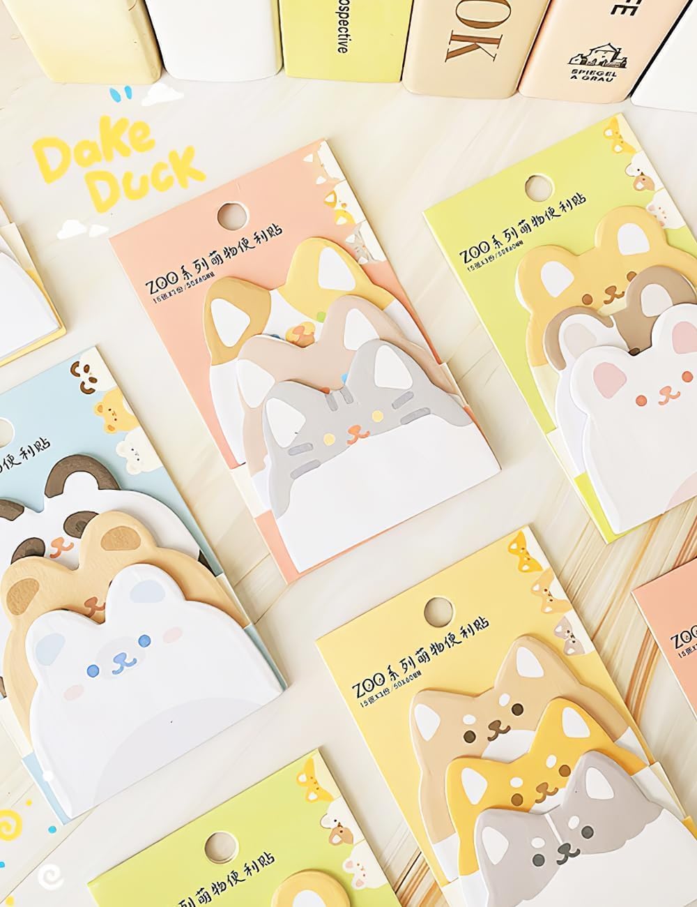 Sticky Notes Set (210 Sheets, 4 Sizes)