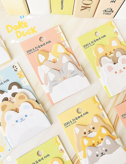 Sticky Notes Set (210 Sheets, 4 Sizes)