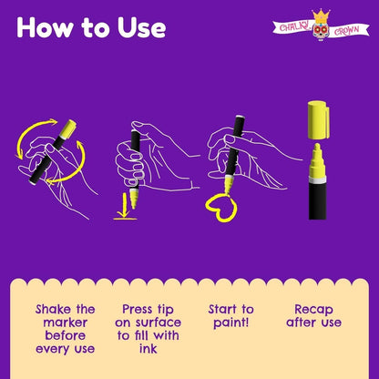 Bold Chalk Markers -8 Colors