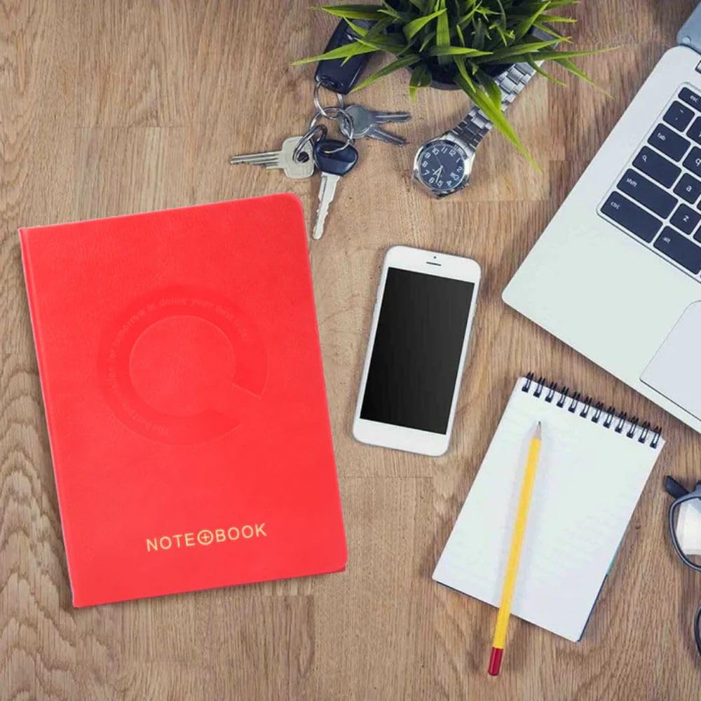 Premium Leather Cover Hardbound Notebook Diary A5