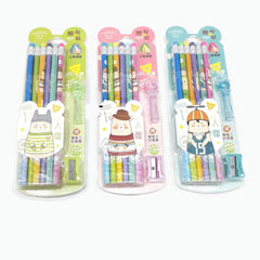 Rocket Eraser Top Pencils  with Sharpener– Pack of 12