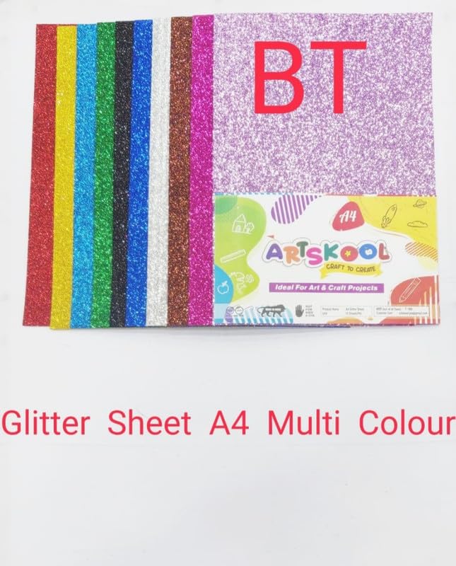 Self-Adhesive Glitter Paper Sheets