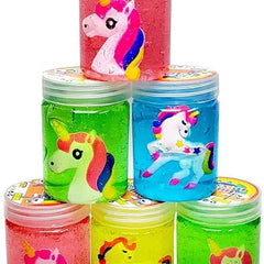 Unicorn Slime Jars- Set of 6