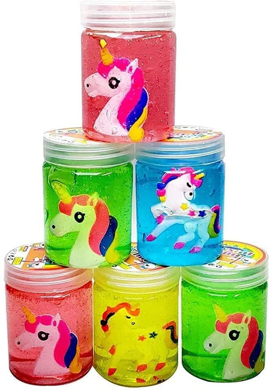 Unicorn Slime Jars- Set of 6