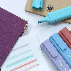 Glitter Highlighter Pen Set (4-Pack)