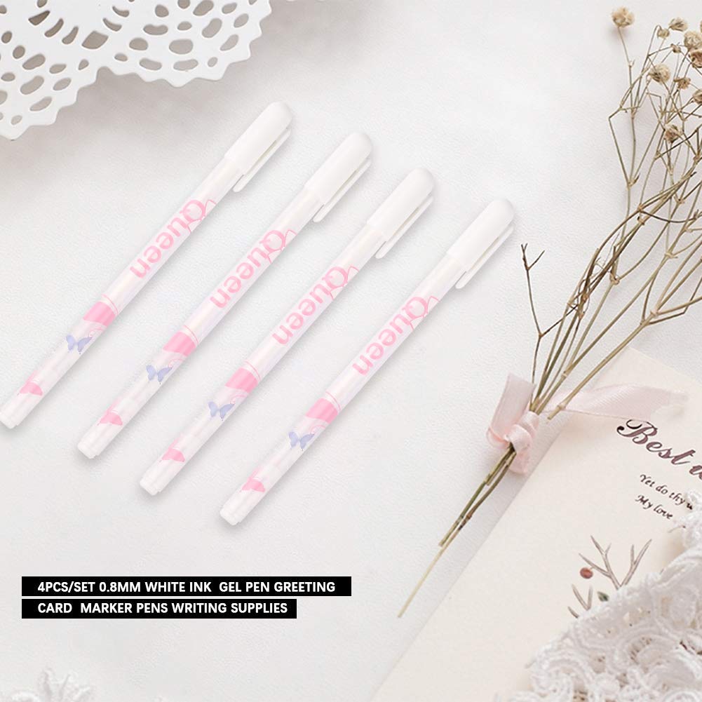 Glitter Gel Pens Set – Pack of 12