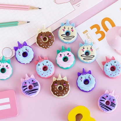 Cute Donut Shaped Erasers