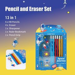 Cute Bunny Stationery Gift Set (9-Piece)