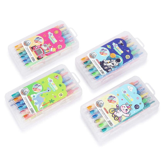 Non-Toxic Smooth Coloring Crayons for Kids - 12 Color