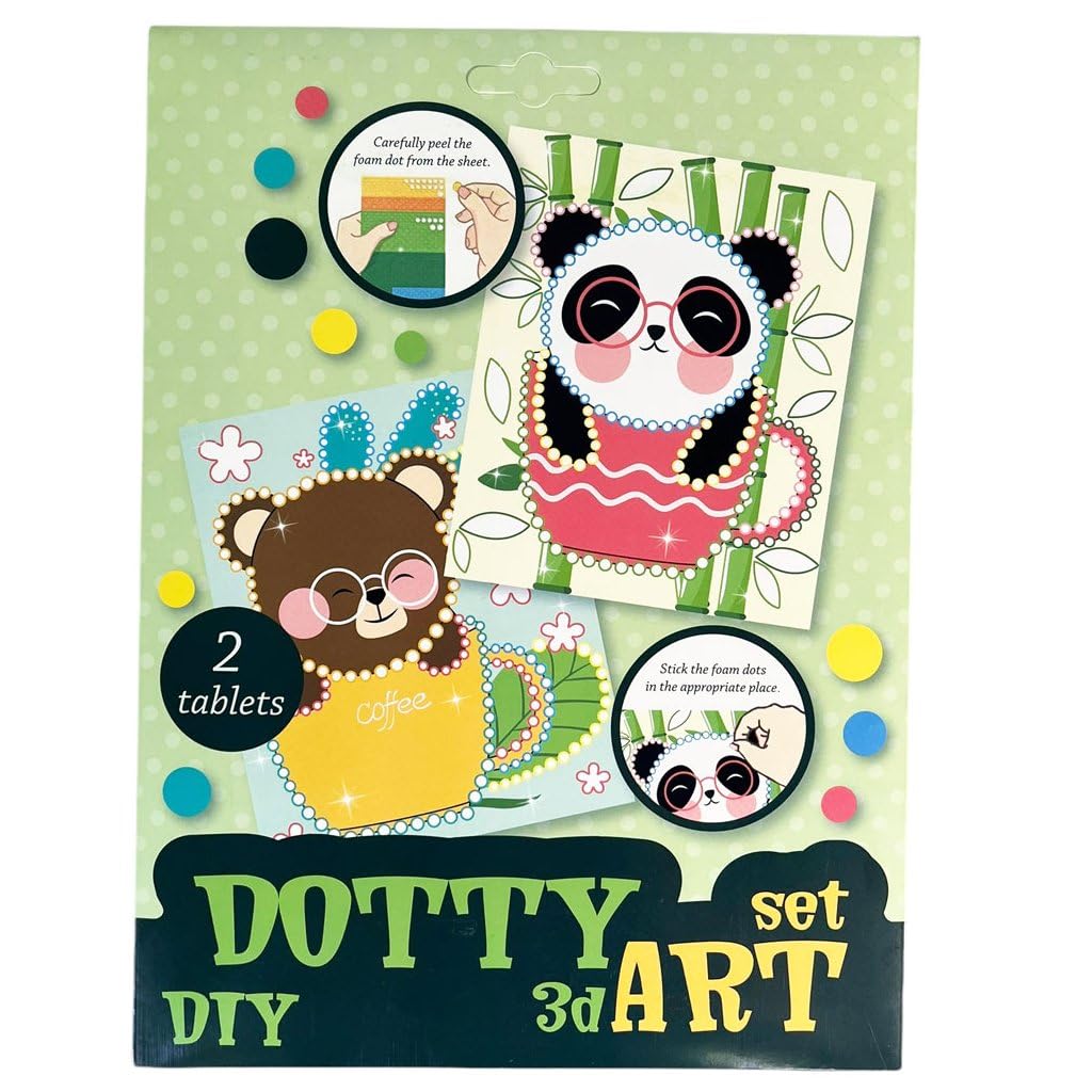 DIY Dotty 3D Art Painting Kit (Pack of 3)