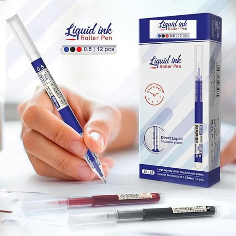 Rapid-Dry Liquid Ink Gel Pen – 0.5mm Fine Tip