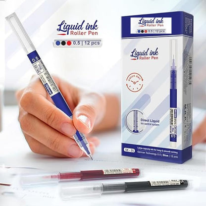 Rapid-Dry Liquid Ink Gel Pen – 0.5mm Fine Tip