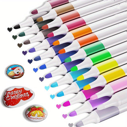 Premium 24 Colors Acrylic Paint Marker Pen Set