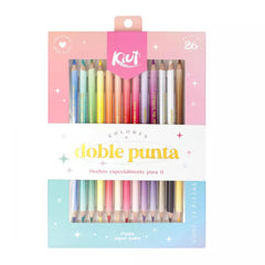 Triangle Double-Ended Pencils (24 Colours)