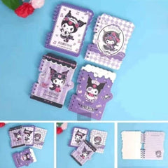 A8 Kuromi Theme Spiral Bound Diary