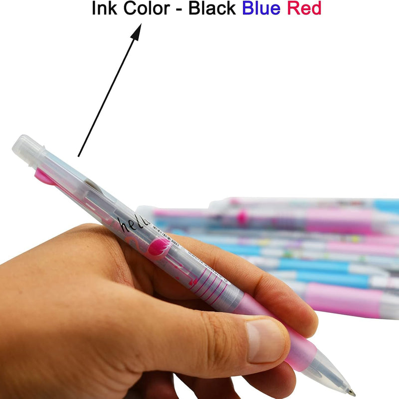 Cute Animal Design Gel Pens - Pack of 12