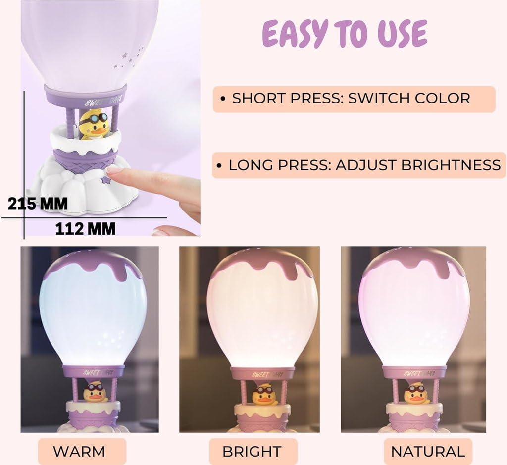 Train Led Table Lamp with Sharpener