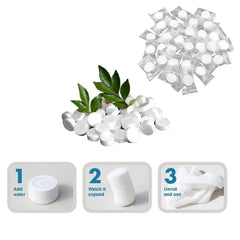 Magic Coin Compressed Facial Wipes (10-Pack)