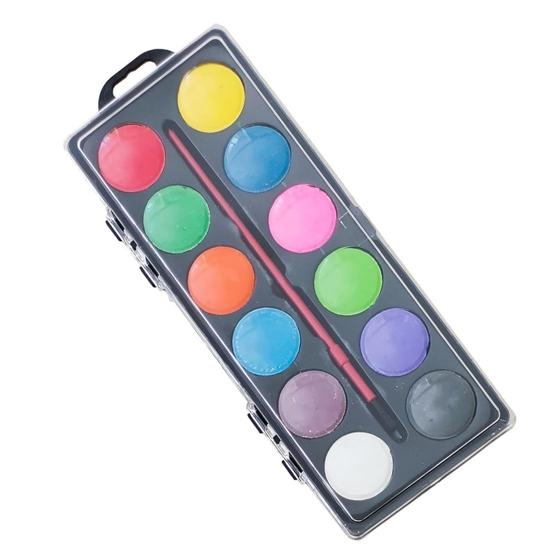 12-Color Portable Watercolor Set