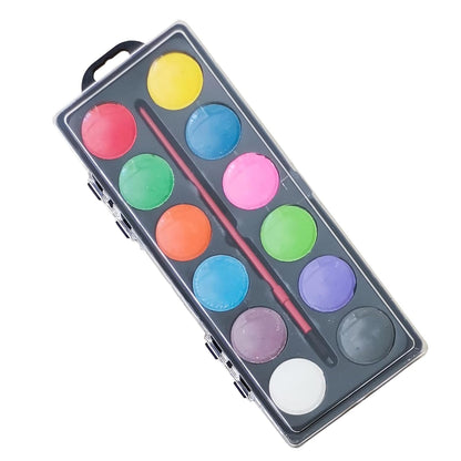 12-Color Portable Watercolor Set