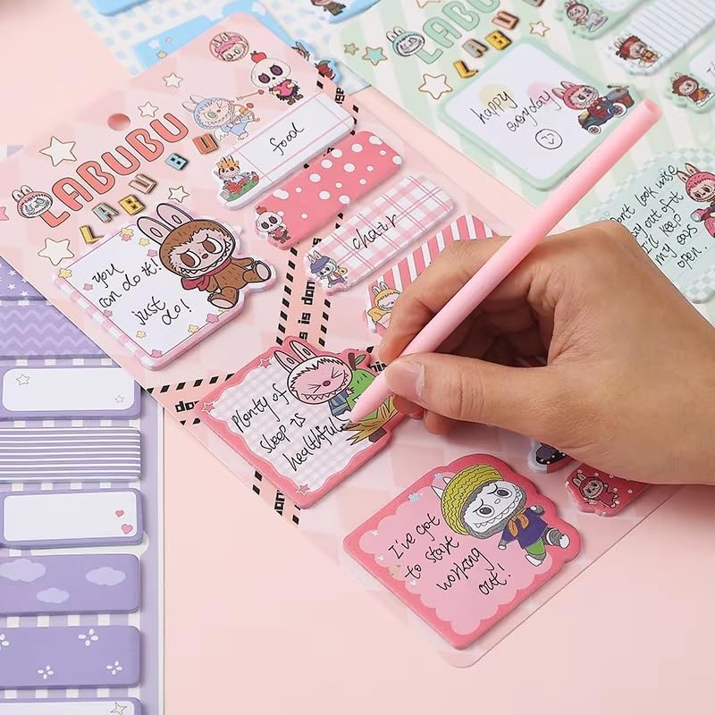 Sticky Notes Set (210 Sheets, 4 Sizes)