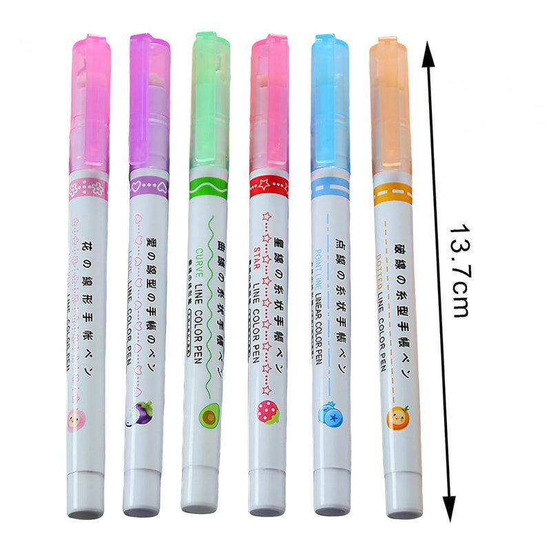 Kawaii Color Pens- Set of 6