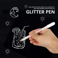 Glitter Gel Pens Set – Pack of 12